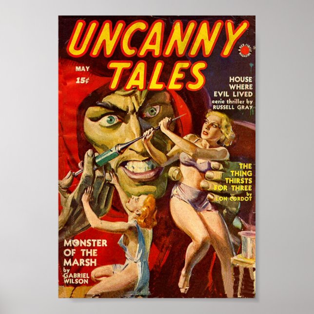 Uncanny Tales Comic Poster May (Devant)