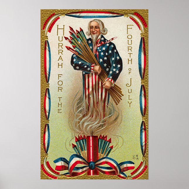 Uncle Sam Forth of July Poster (Devant)