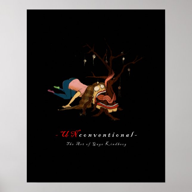 UNconventionnel : Poster d'arbre de Noël portable (Devant)