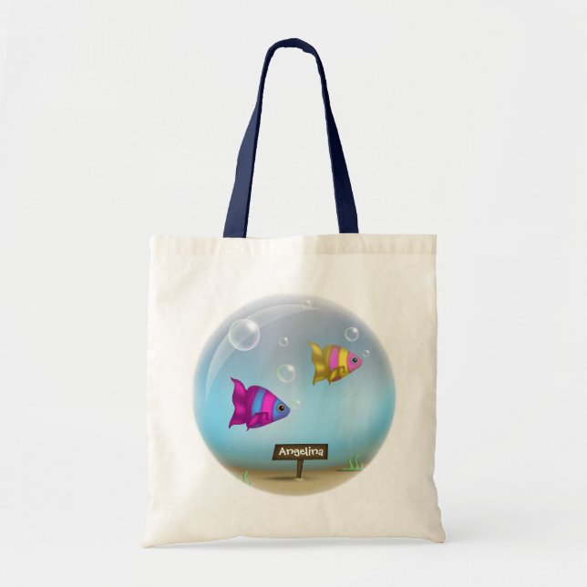 Under the Sea - Poisson Bowl Design - Sac fourre-t (Devant)