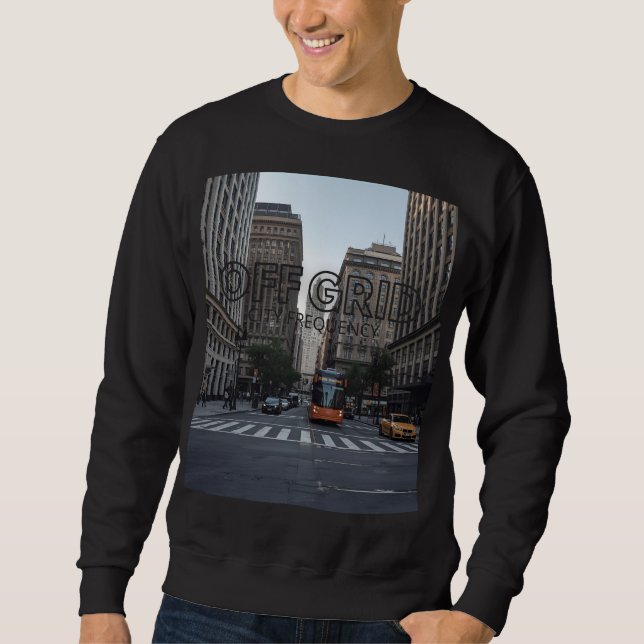 Underground Off Sweatshirt Streetwear Black Men (Devant)