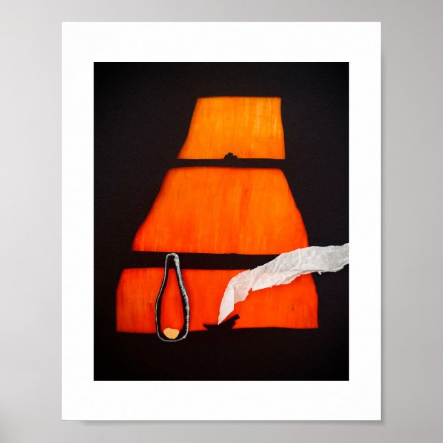 Une affiche "Orange Wine" de A Cosmic Wingspan (Devant)