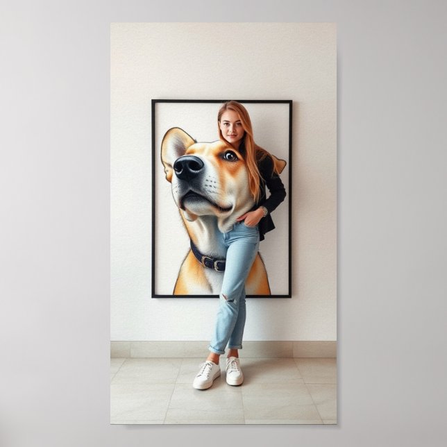 Une affiche pour amoureux de les chiens Best Frien (Devant)