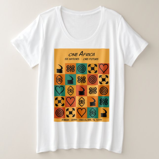 Une Afrique – Adinkra – Ghana -  (Design devant)