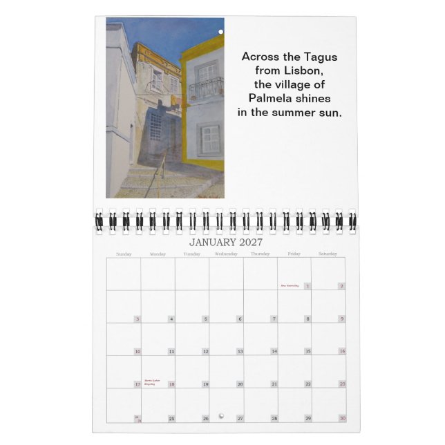 Une année au Portugal - un calendrier des (Jan 2027)
