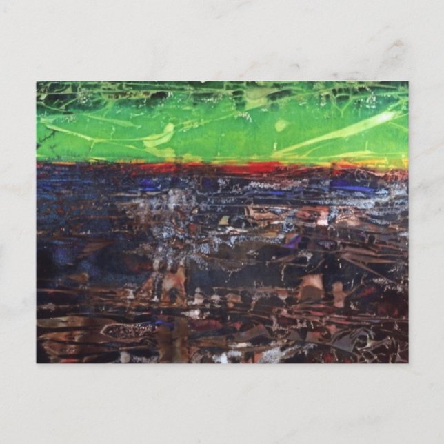 "Une année dans le pays" Résumé Design Carte posta (Devant)