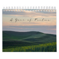 Une année de psaumes Bible Verse Calendrier