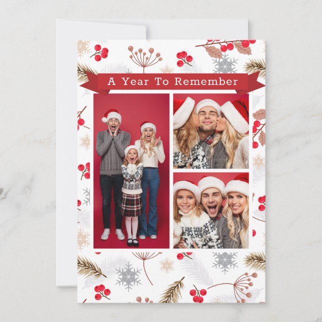 Une année pour se souvenir de Noël Fir Holly 3 Pho (Devant)