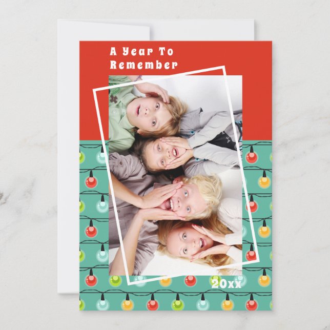 Une année pour se souvenir des fêtes de Noël moder (Devant)