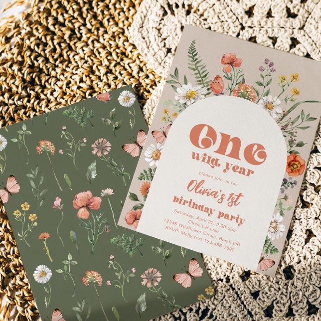 Une année sauvage Invitation d'anniversaire (Créateur téléchargé)