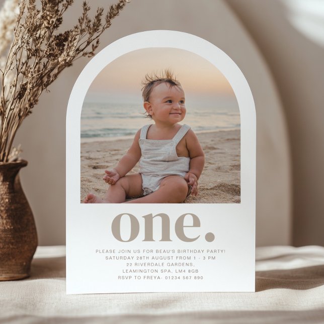 Une Arche Photo Invitation d'anniversaire (Créateur téléchargé)