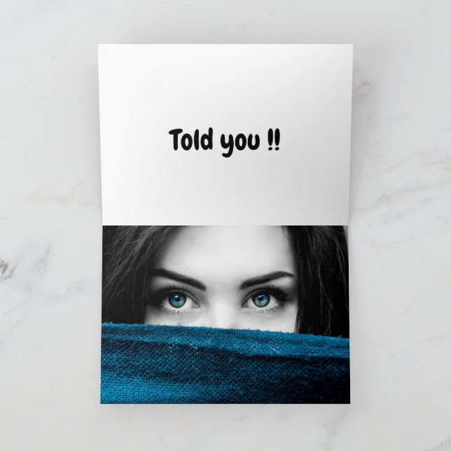 Une autre carte drôle (Intérieur)