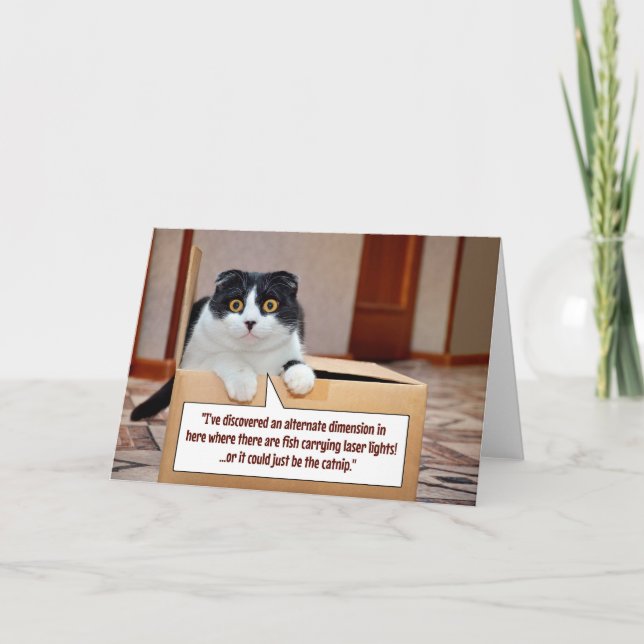 Une autre dimension Carte de remerciements pliée (Devant)