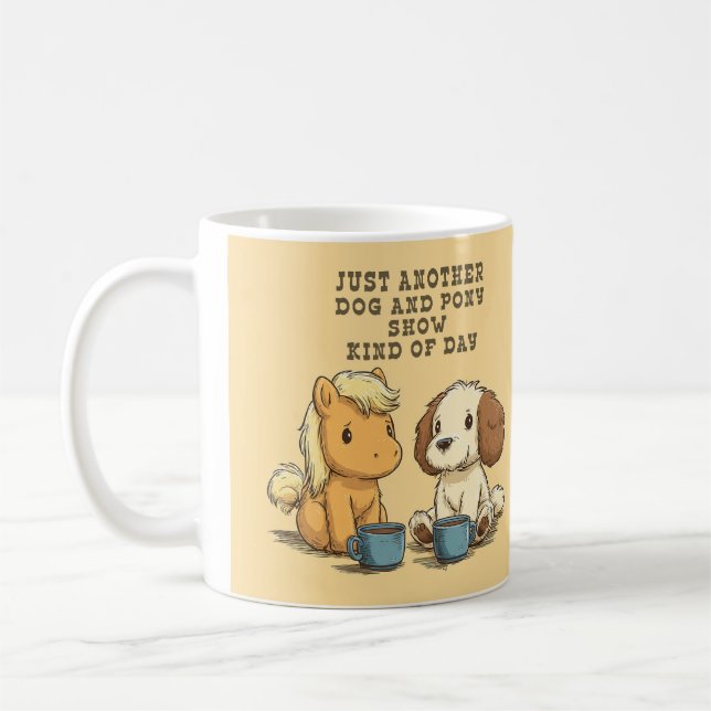 Une autre tasse de café pour un spectacle de chien (Gauche)