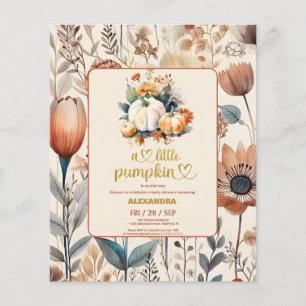 Une baby shower avec un petit budget citrouille