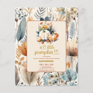 Une baby shower avec un petit budget citrouille