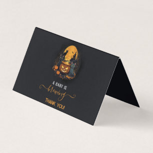 Une Baby Shower Halloween Mignonne "Un Bébé Est En