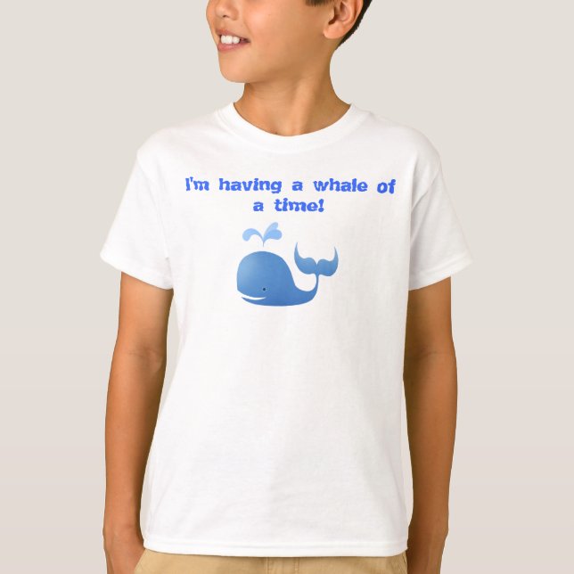Une baleine d'un T-shirt de temps (Devant)