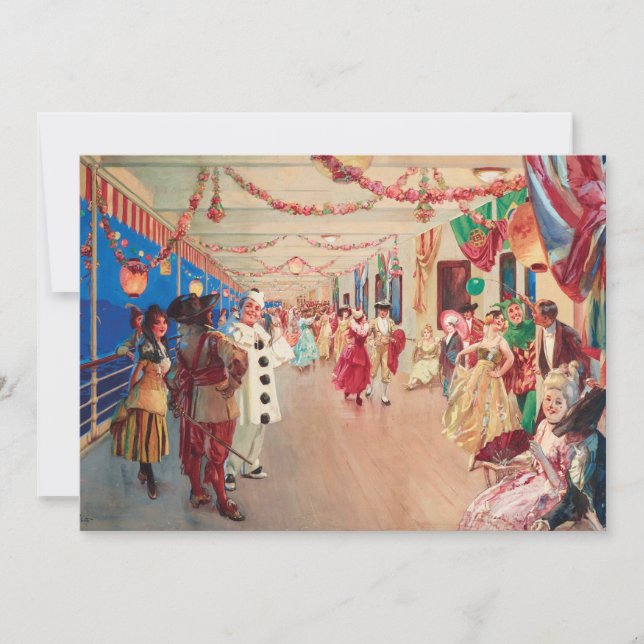 Une balle masquée sur un navire | Victor Gabriel G (Devant)