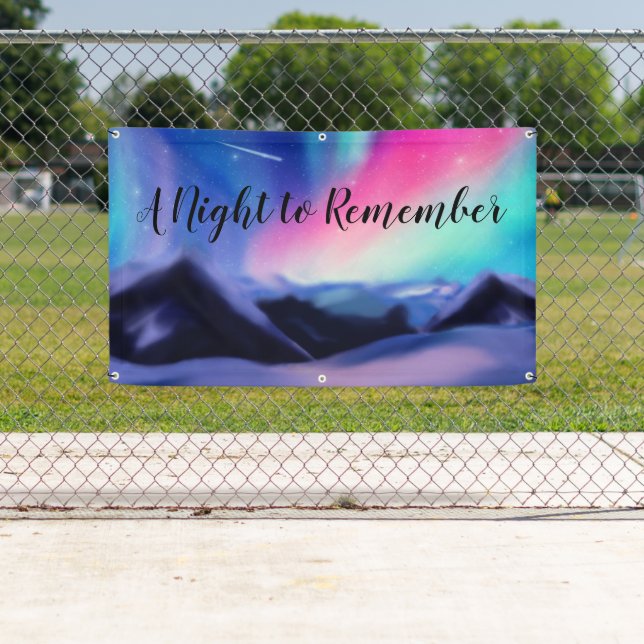 Une bannière de rêve pour un million d'Aurora (En situation)