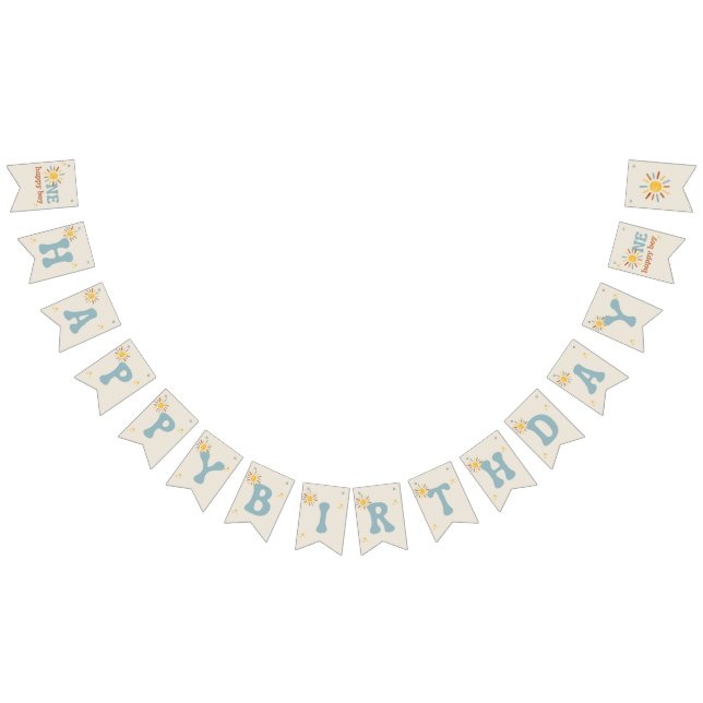 Une Bannière Garçon Heureuse (Tout)