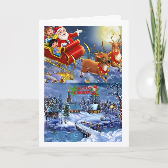 Une belle carte de Noël (Devant)