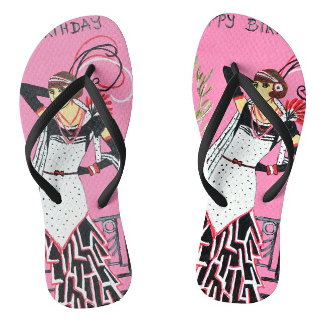 Une belle dame 2 tongs (Semelle)