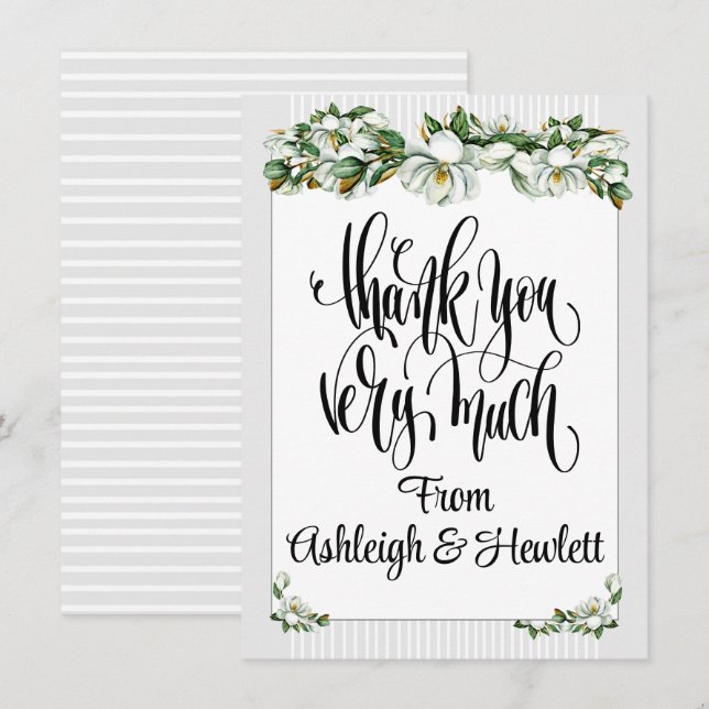 Une Belle Journée Pour Un Mariage - Invitation (Devant / Derrière)
