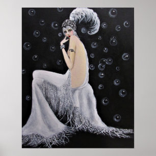 Une Belle Showgirl Vintage / Poster