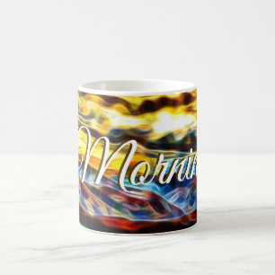 Une belle tasse de café le matin