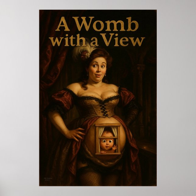 Une bombe avec vue - Poster classique de parodie à (Devant)
