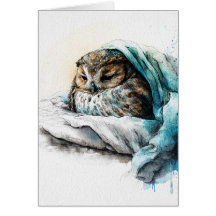 Une bonne carte de voeux pour la sieste