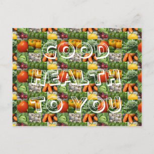 Une bonne santé pour vous Carte postale