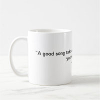 Une bonne tasse de chanson
