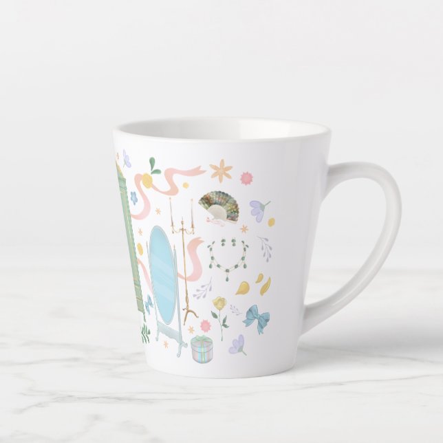 Une boule au Crown Inn Latte Mug (Droite)