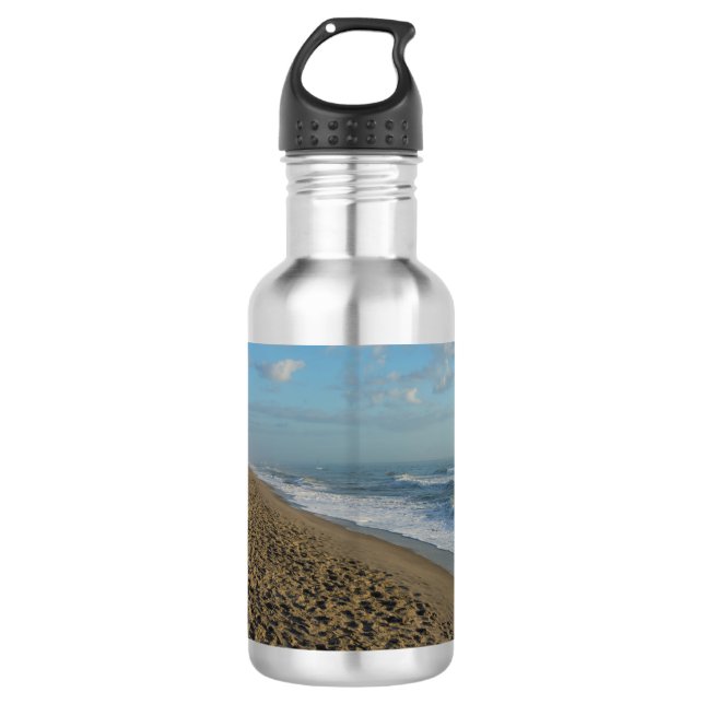 Une Bouteille D'Eau Du Matin De Plage De Cocoa (Devant)