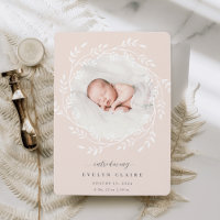 Une Branche fraîche | Faire-part de naissance phot