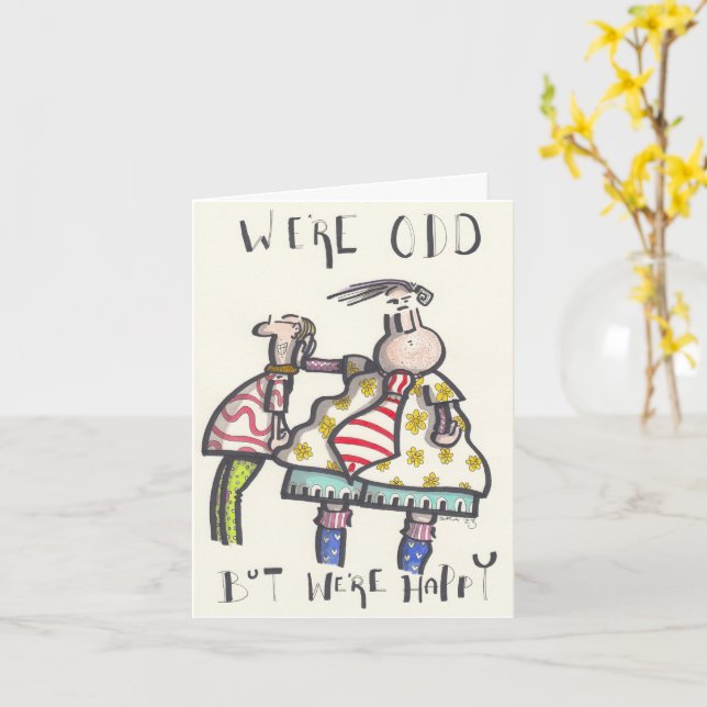 Une carte anniversaire pour ceux qui sont différen (Fleur jaune)