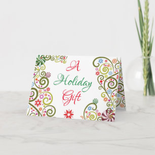 Une Carte Cadeau De Vacances !