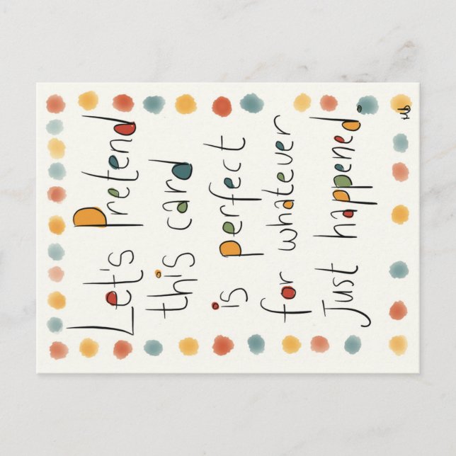 Une carte CHAQUE occasion. (Devant)