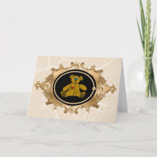 Une carte d'amour de nounours