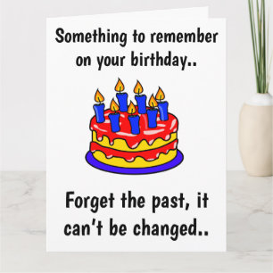 Une carte d'anniversaire amusante