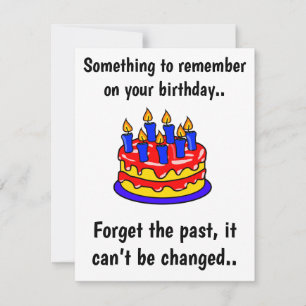 Une carte d'anniversaire amusante