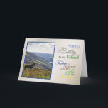 Une carte d'anniversaire de cheval pour Friend.<br><div class="desc">Une carte d'anniversaire pour dire à quel point le destinataire est grand ! Un cheval surplombant un magnifique paysage. La photo a été prise dans le Lake District au Royaume-Uni. Voir toute la gamme d'invitations et de cartes dans mon magasin : http://www.zazzle.com/eggznbeenz. Tous les droits d'auteur de Norma Cornes.</div>