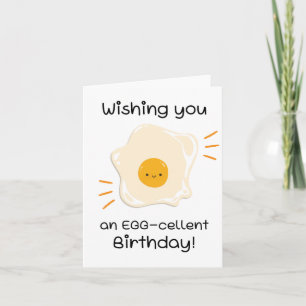 Une Carte d'Anniversaire Des Puns De Cellule D'Oeu