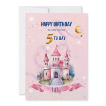 Une carte d'anniversaire fantaisie mignonne