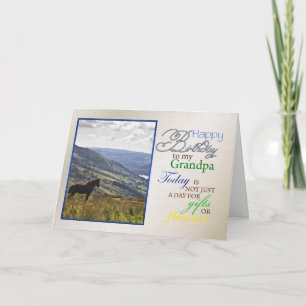 Une carte d'anniversaire pour grand-père.