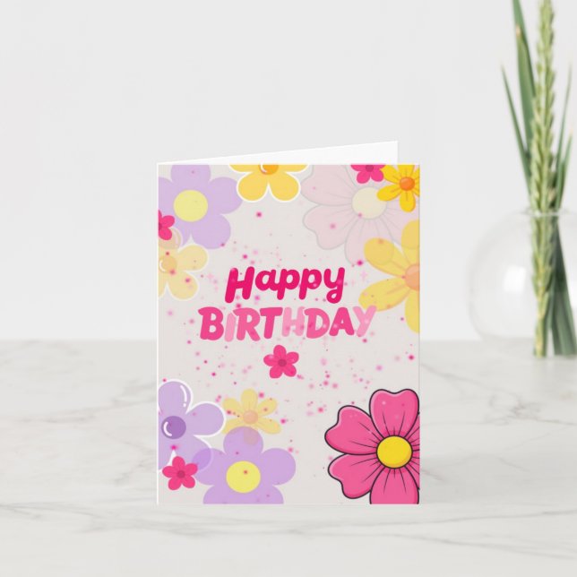Une carte d'anniversaire pour réchauffer le cœur d (Devant)