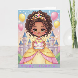 Une carte d'anniversaire royale