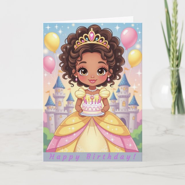 Une carte d'anniversaire royale (Devant)